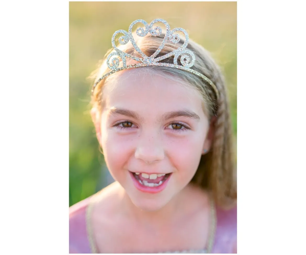 Tiara Dorada con Purpurina