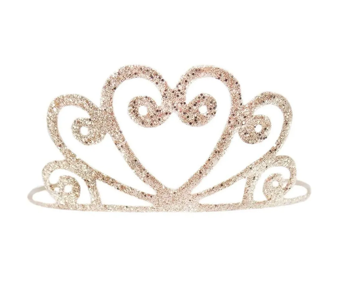 Tiara Dorada con Purpurina