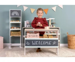 Tienda y Cocina de Juguete Modular White/Natural/Mint