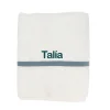 Toalla de Baño Rainbow Dots Azul Personalizable