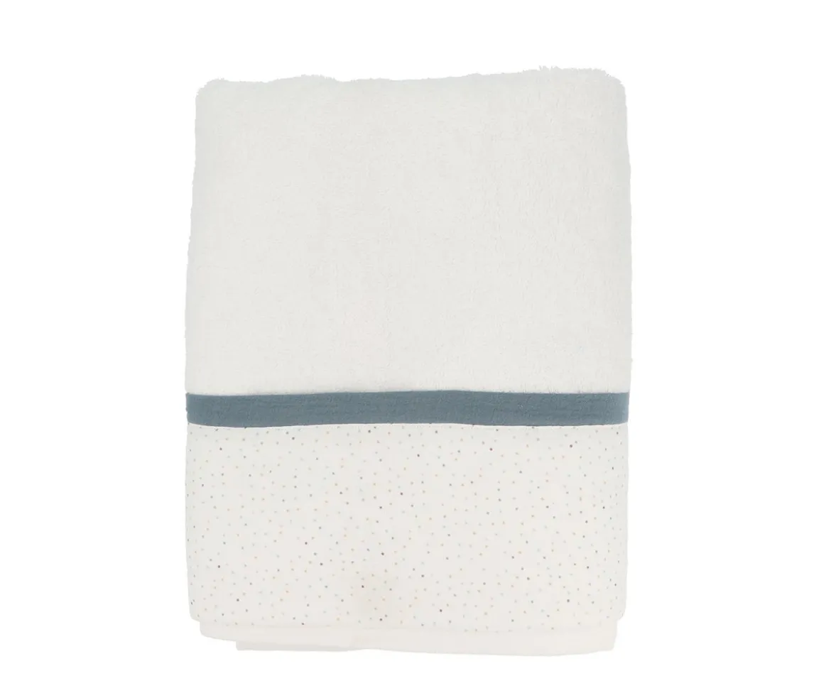 Toalla de Baño Rainbow Dots Azul Personalizable