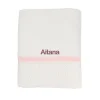 Toalla de Baño Rainbow Dots Rosa Personalizable