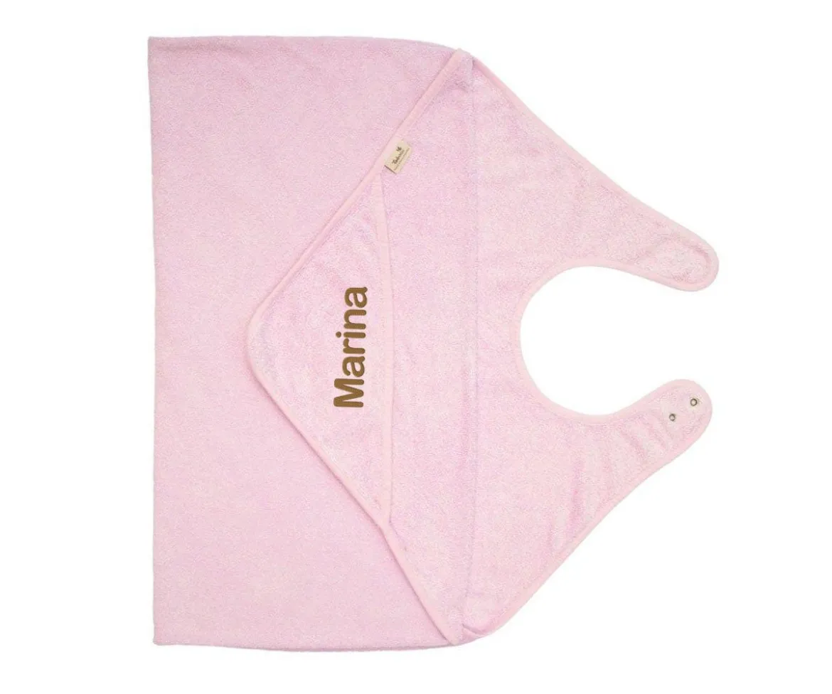 Toalla Delantal Capa Baño Timboo Silky Lilac Personalizable