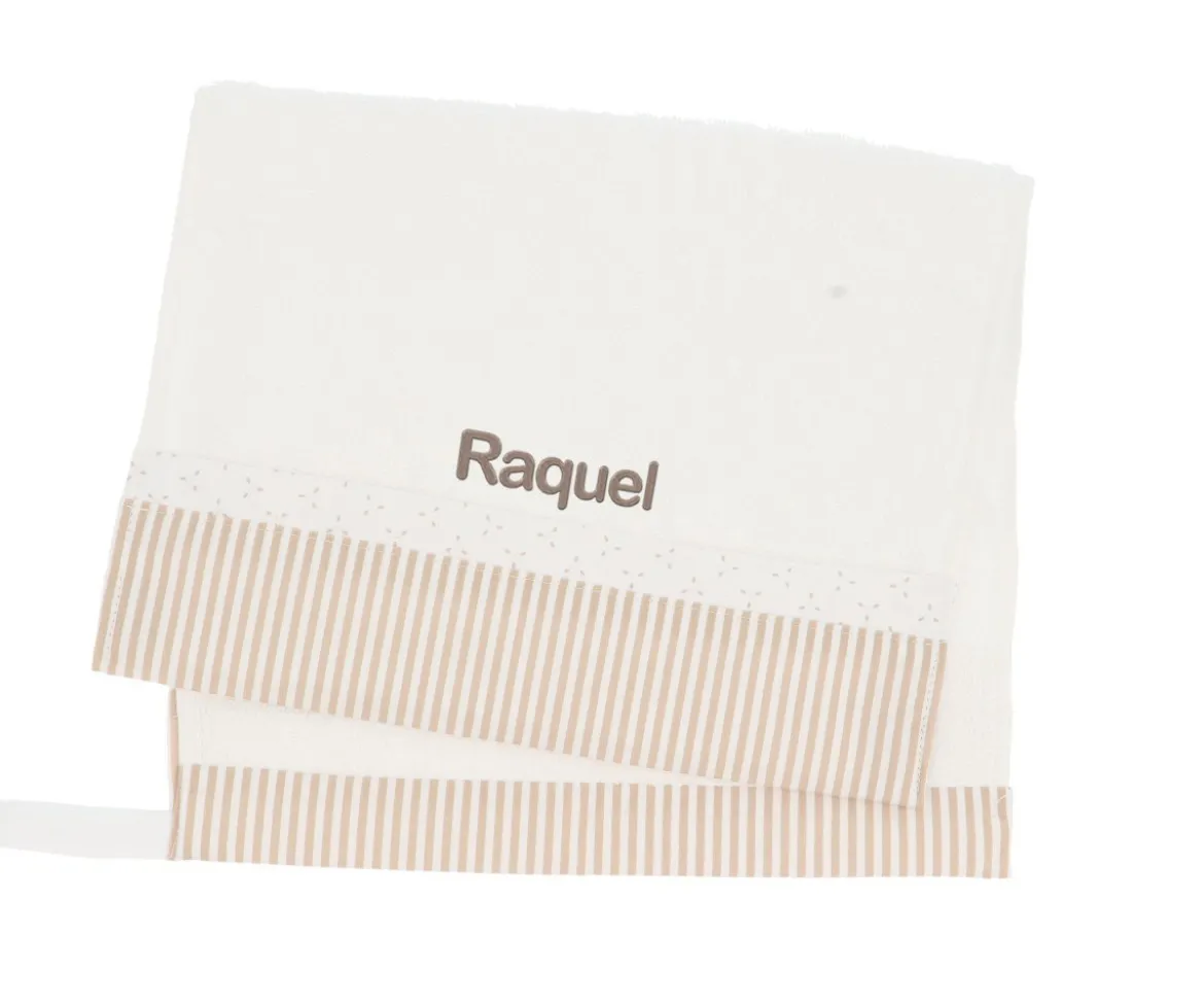 Toalla Guardería Dorset Beige Personalizable