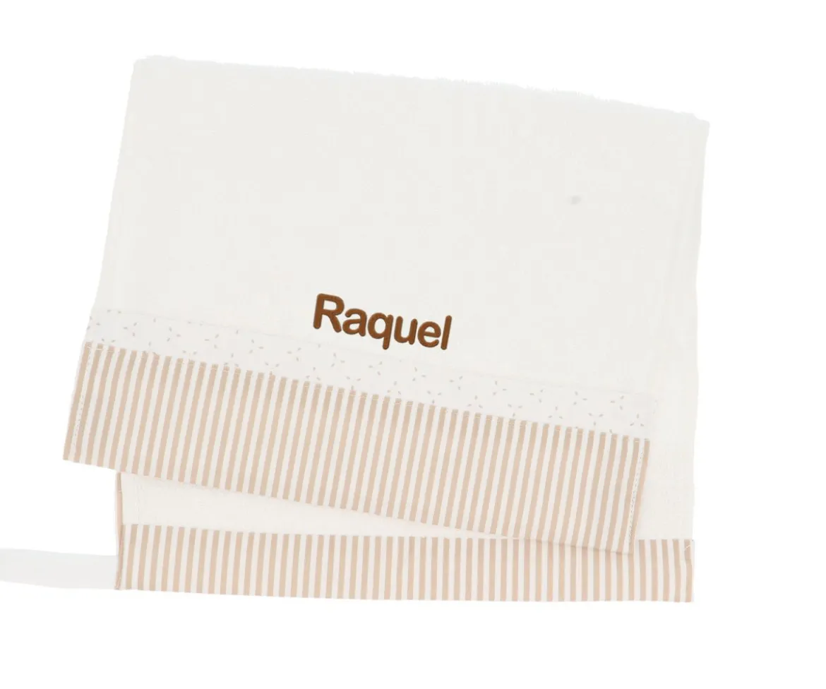 Toalla Guardería Dorset Beige Personalizable