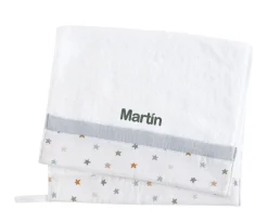 Toalla Guardería Little Stars Blue Personalizable