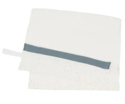 Toalla Guardería Rainbow Dots Azul Personalizable