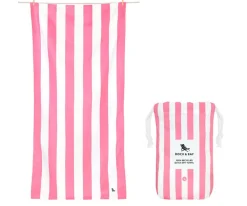 Toalla Playa Large Microfibra Cabana Malibu Pink Personalizada