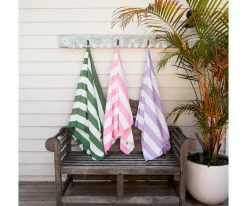Toalla Playa Large Microfibra Cabana Malibu Pink Personalizada