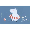Toalla Playa Microfibra Hippos Personalizable