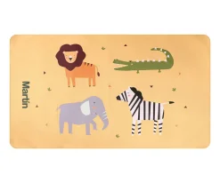 Toalla Playa Microfibra Wild Animals Personalizable