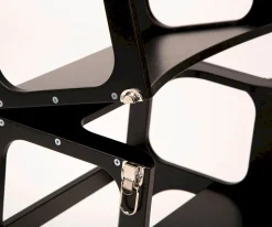 Torre Aprendizaje Montessori Mesa y Silla Negro/Plateado