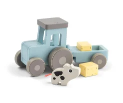 Tracto de Madera Tiny Farm Dotti Azul