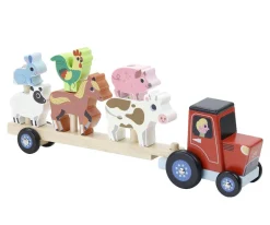 Tractor con Animales Apilables