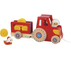 Tractor con Cuerda de Arrastre