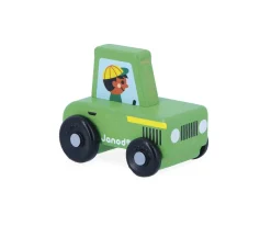 Tractor de Madera Verde Campiña Cross Roads