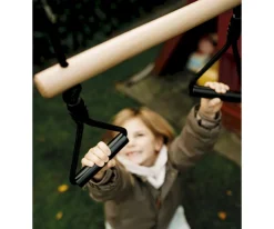 Trapecio con Anillas de Gimnasia "Black Line"