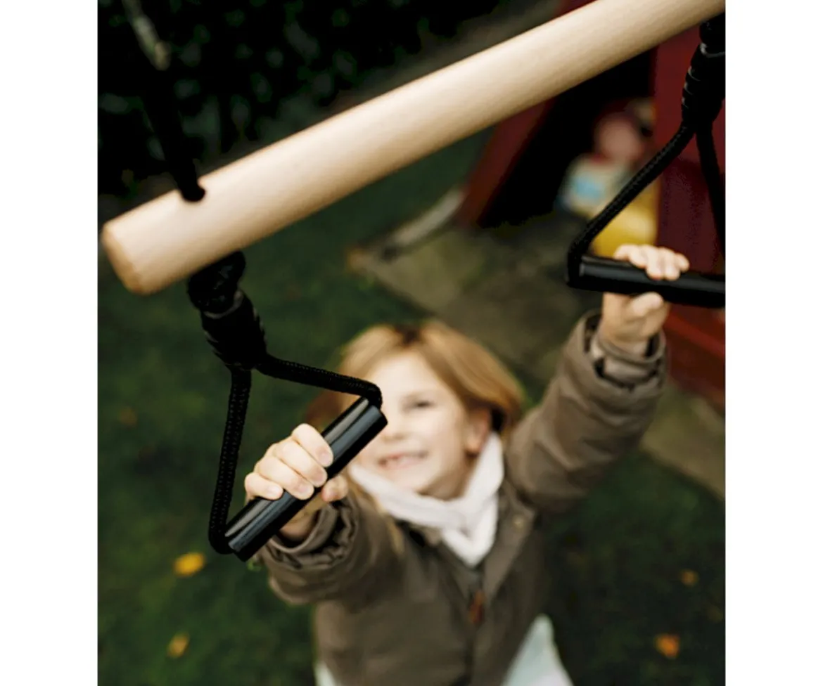 Trapecio con Anillas de Gimnasia "Black Line"