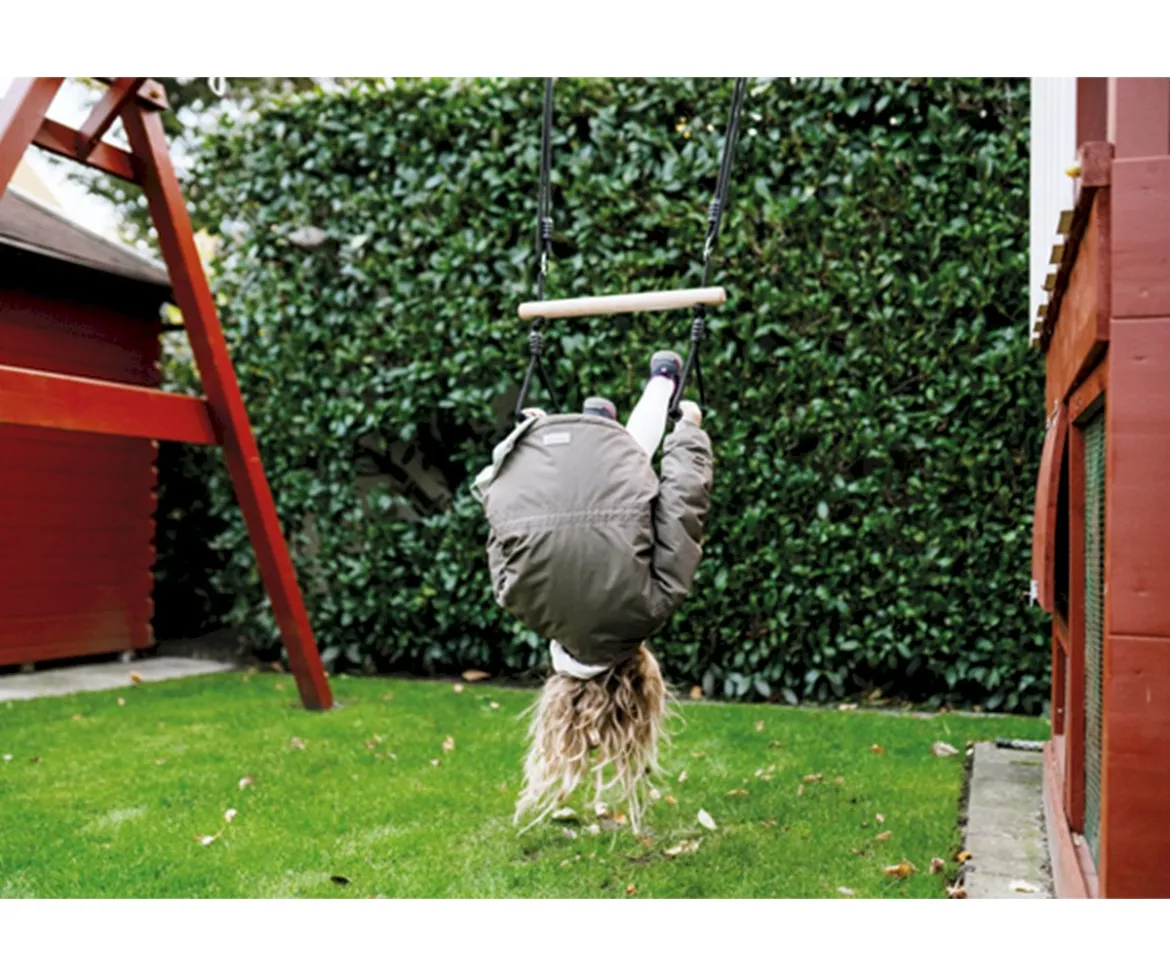 Trapecio con Anillas de Gimnasia "Black Line"