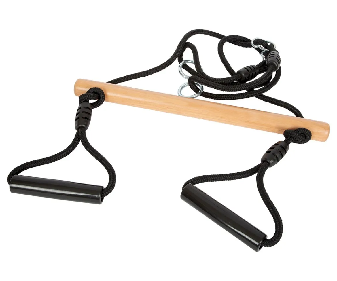 Trapecio con Anillas de Gimnasia "Black Line"