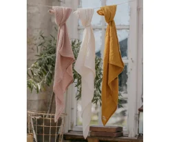 2 Trapitos Muselinas BIBS Ivory