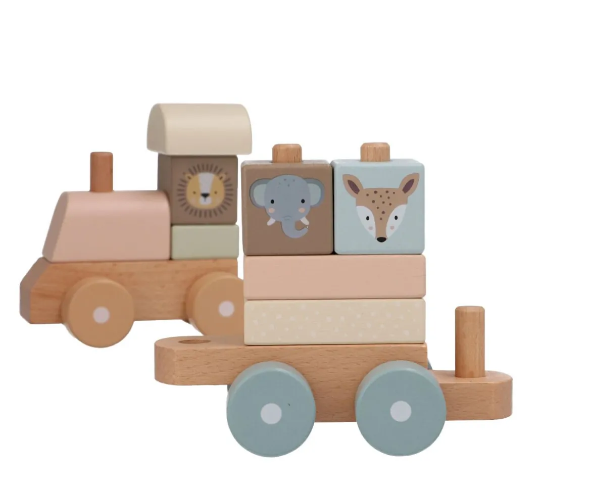Tren de Nacimiento Personalizable Zoo Rosa