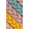 Trenza Protector Algodón Gris 180 cm