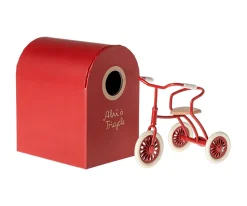 Triciclo con Garaje Ratón Rojo