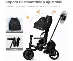 Triciclo Evolutivo Confo Max 8 en 1 Beige
