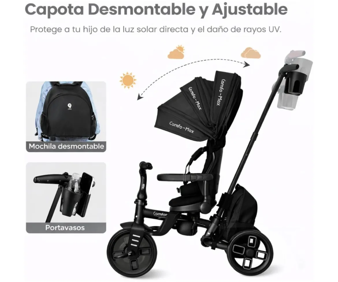 Triciclo Evolutivo Confo Max 8 en 1 Beige