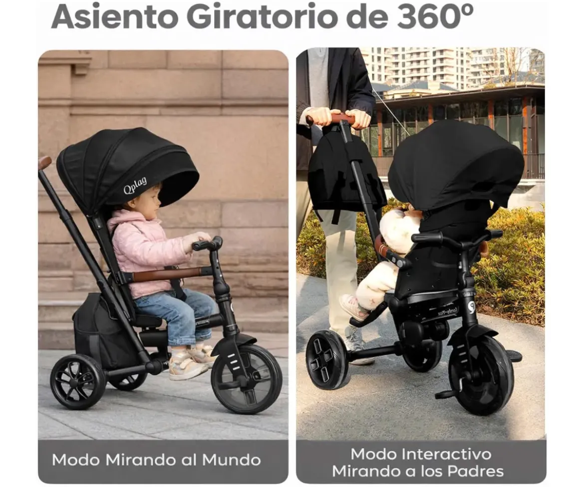 Triciclo Evolutivo Confo Max 8 en 1 Beige