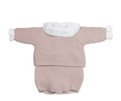 Tricot Jersey, Ranita y Body Bambula Pink