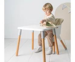 Trona 2 en 1 Mesa y Silla Infantil Kombo Beige