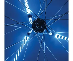 Tubos Luminosos LED Azul para Radios de Bicicleta