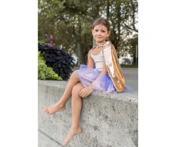Tutú, Capa y Máscara Super-Duper Metallic Rose Gold/Lilac 4-6 años