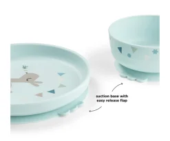 Vajilla Foodie con Ventosa Celebration Blue