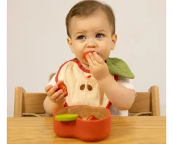 Vajilla Infantil Bol y Cuchara de Madera Pepa The Apple