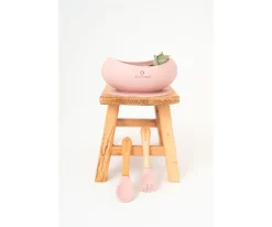 Vajilla 3 Piezas Silicona Blush