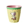 Vasito de Melamina Snoopy Yellow 250ml