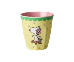 Vasito de Melamina Snoopy Yellow 250ml