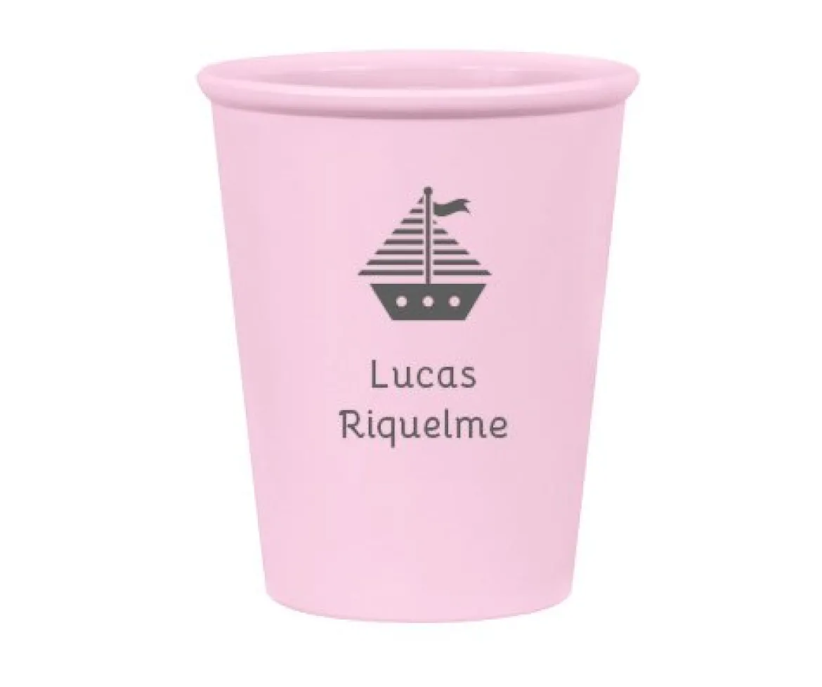 Vasito Personalizado Barco (+colores)