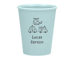 Vasito Personalizado Coches (+colores)