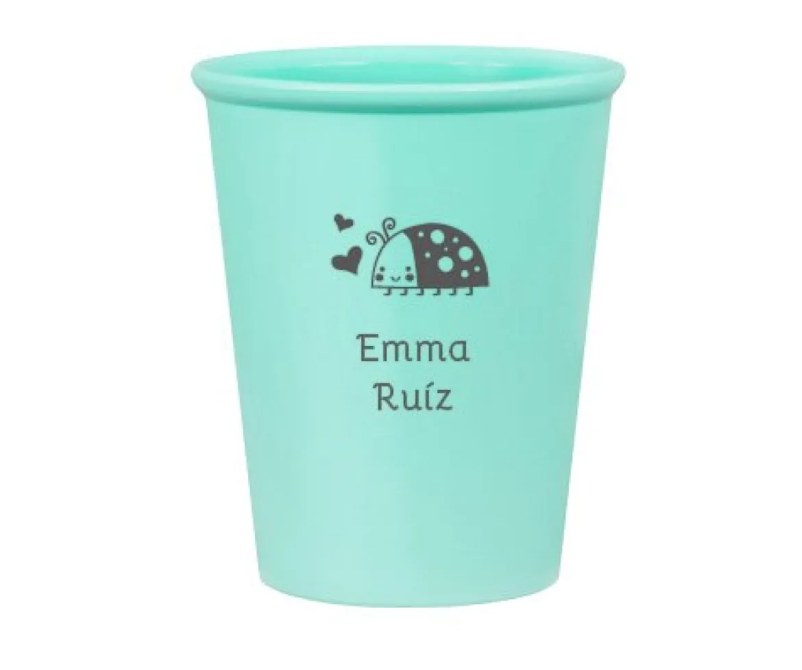 Vasito Personalizado Mariquita (+colores)