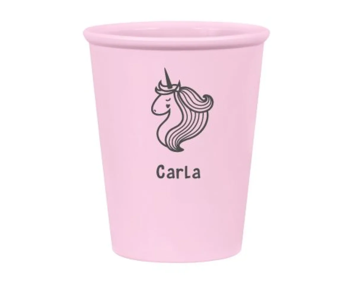 Vasito Personalizado Unicornio (+colores)