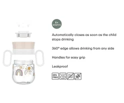 Vaso Antiderrame 360º Mio Sunshine & Rainbow 200 ml