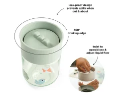 Vaso Aprendizaje 360° Playground Green