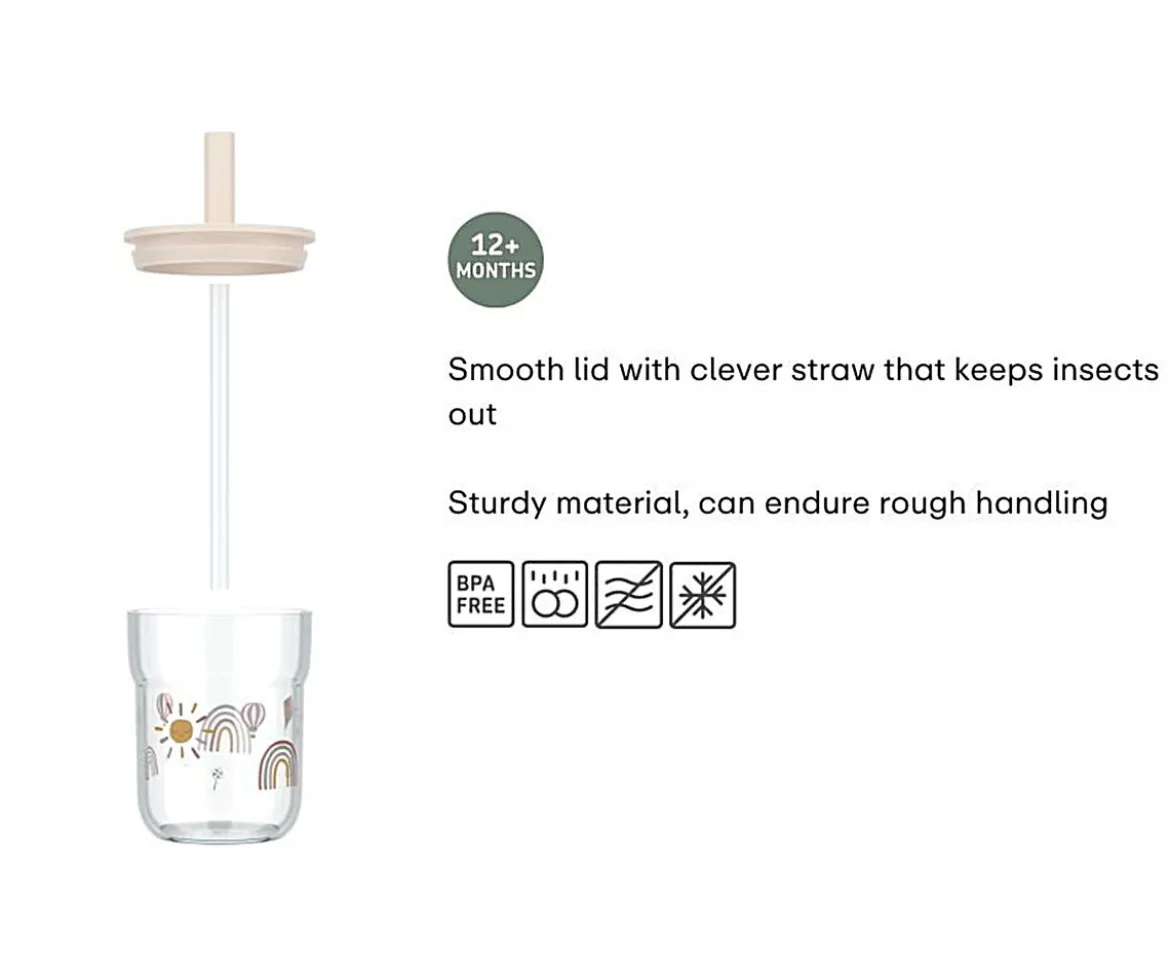 Vaso con Pajita Mio Fairy Garden 250 ml