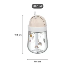 Vaso con Pajita Mio Forest Friends