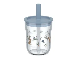 Vaso con Pajita Mio Forest Friends 250 ml