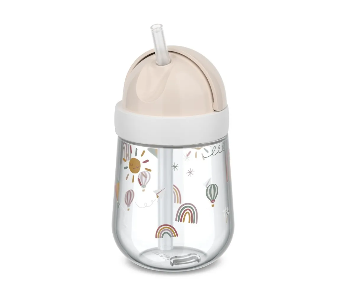 Vaso con Pajita Mio Sunshine & Rainbow 300 ml